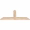 Ekena Millwork Portland Smooth Timber Gable Bracket, Douglas Fir, 36"W x 16"H x 1 1/2"D x 3 1/2"F, 11/12 Pitch GBW036X16X0204POR00SDF - alternate 4